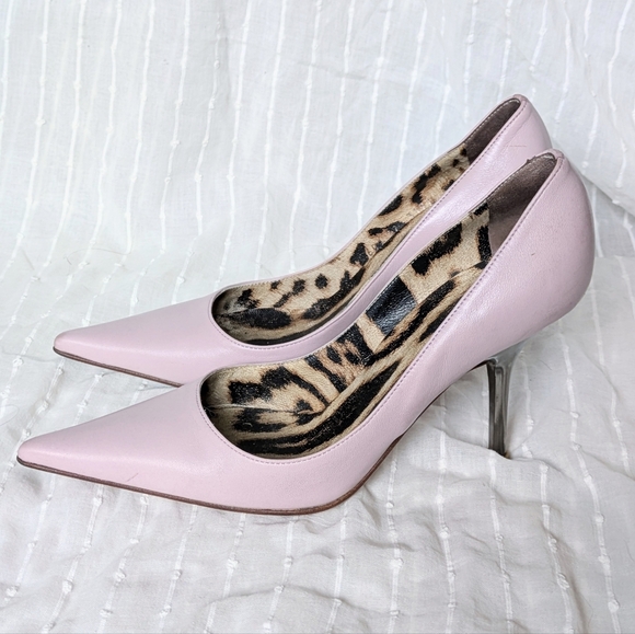 Roberto Cavalli Vicini Vintage Pink Heels - Picture 1 of 10